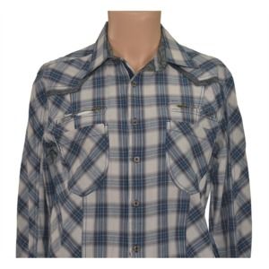 *English Blaque Label Chris Wick Sz M Button